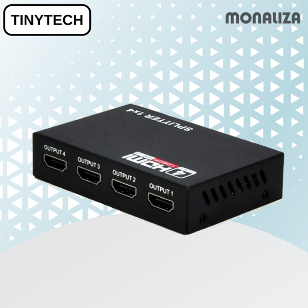 Tinytech Hdmi Splitter 1 to 4 Ver 1.4 (1x4)