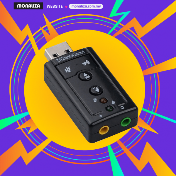 Tinytech 7.1 USB Sound Adapter