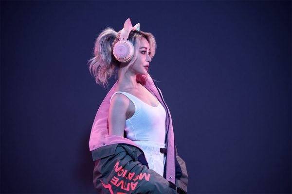 Razer Kraken USB Gaming Headset Kitty Edition Quartz Chroma - Image 3