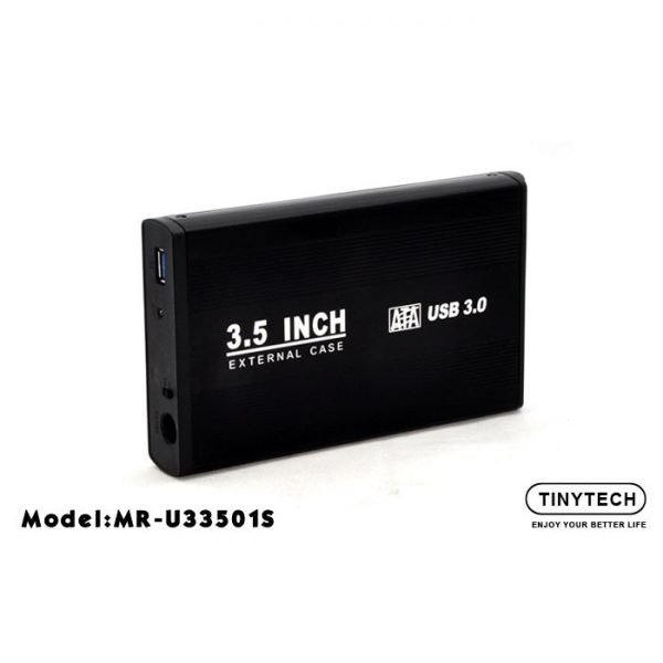 Tinytech Case External Hardisk Sata USB 3.0 3.5"Inch