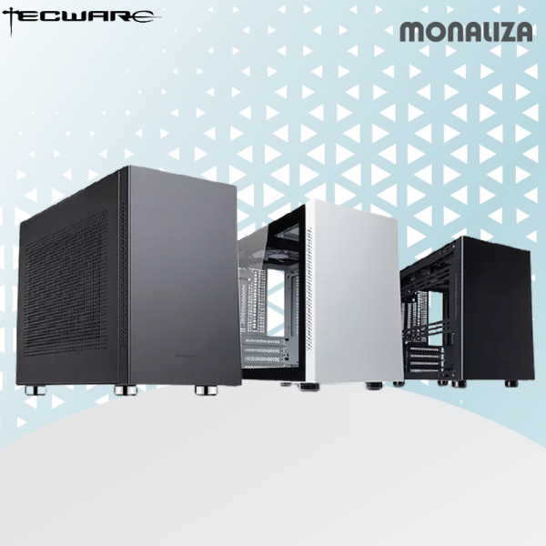 Tecware PC Case Fusion Steel (Grey/White/Black)