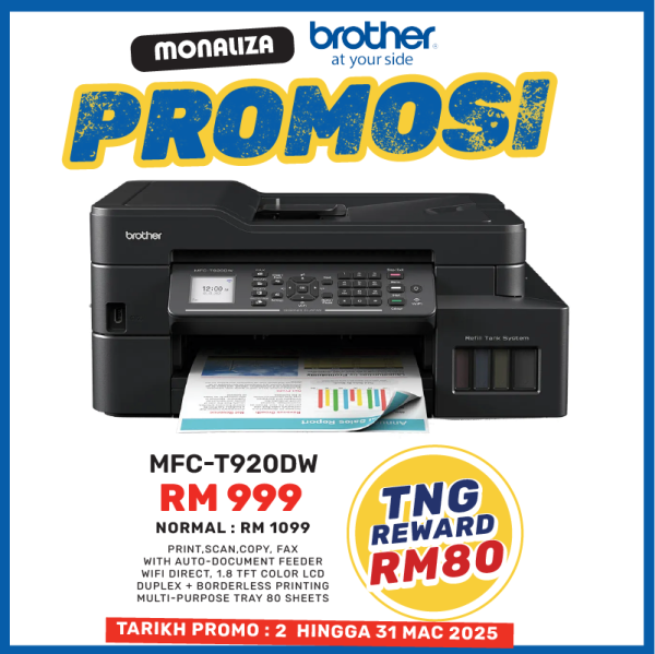 Brother Ink Tank Printer MFC-T920DW All-in One