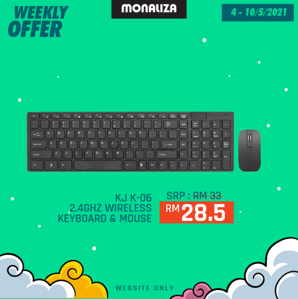 K-06 Wireless Bluetooth Keyboard & Mouse 2.4 GHz