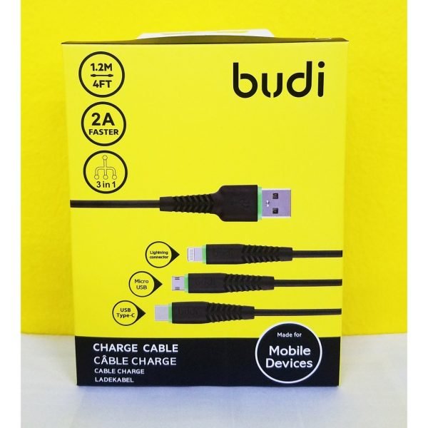 Budi Charger Cable CB412 3 IN 1