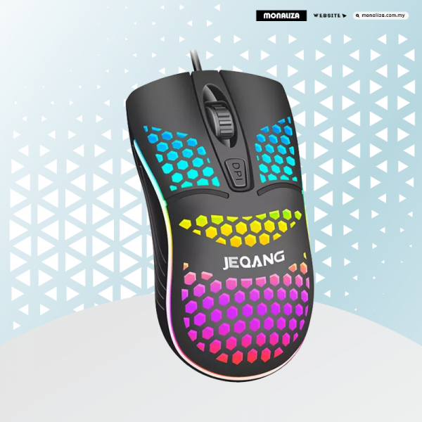 Jeqang Wired Gaming Mouse JM-G102 Honeycomb