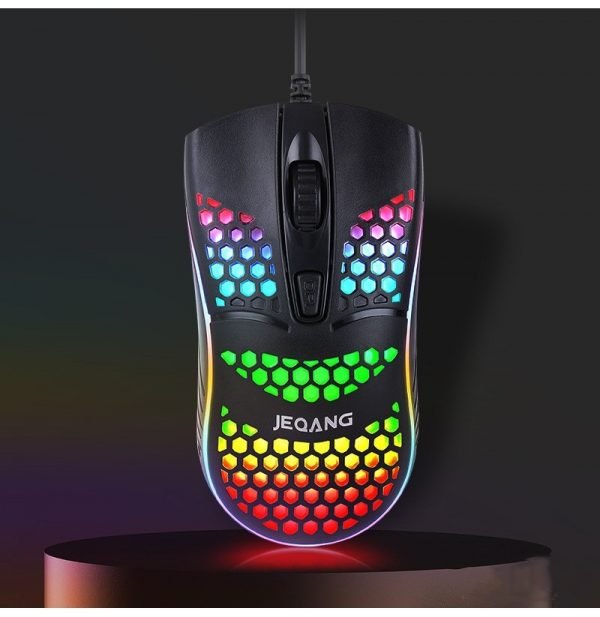 Jeqang Wired Gaming Mouse JM-G102 Honeycomb - Image 7
