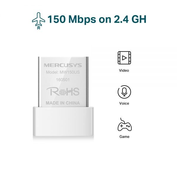 Mercusys USB Adapter N150 Wireless Nano - Image 2