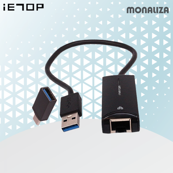 Ietop Gigabit Ethernet Adapter USB 3.1 Type C & Type A