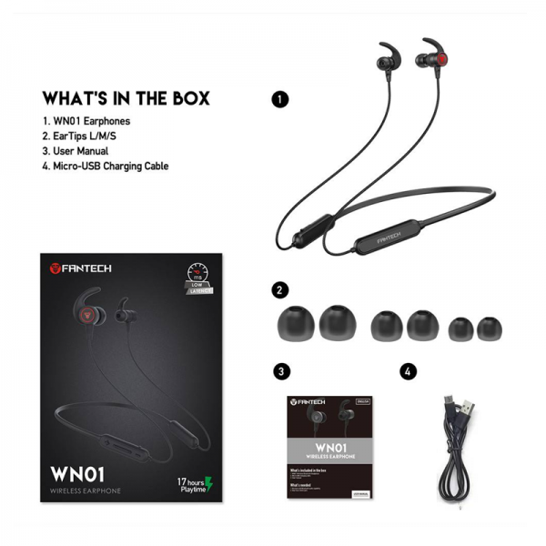 Fantech WN01 Wireless Earphone - Image 8