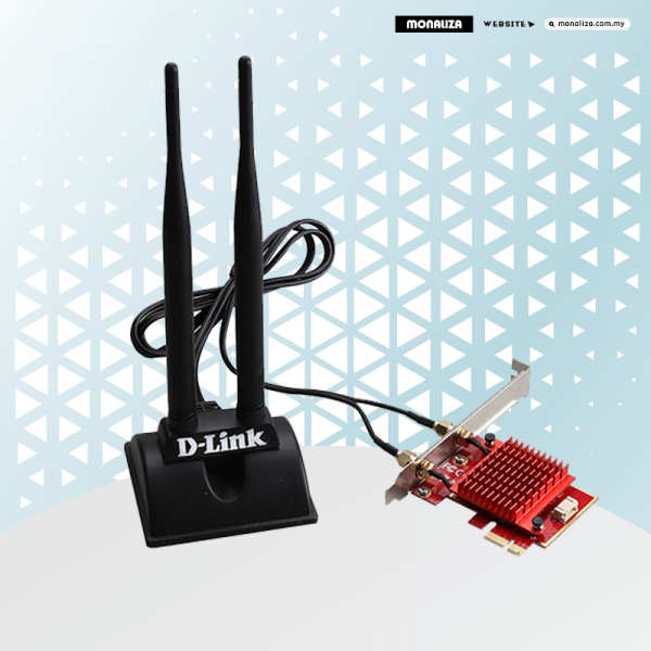 D-Link DWA-X582 AX3000 Wi-Fi 6 PCle Adapter with Bluetooth 5.1