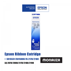 Epson LQ-2190/LQ-2180 Black Ribbon Cartridge( S015531)