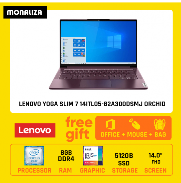 Lenovo Yoga Slim 7 14ITL05 82A300DSMJ 14'' FHD Laptop Orchid