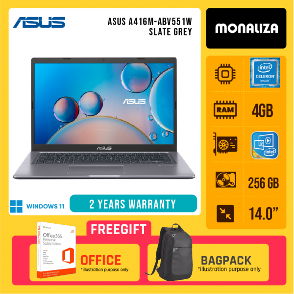 Asus A416M-ABV551W Slate Grey