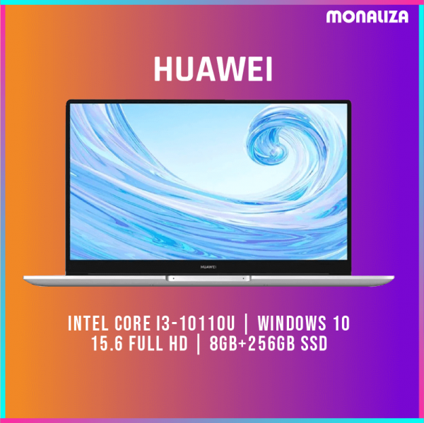 Huawei Matebook Laptop D15 (53011USX) Intel i3-10110U/8GB/256GB/INTEL UHD/15.6"/W10