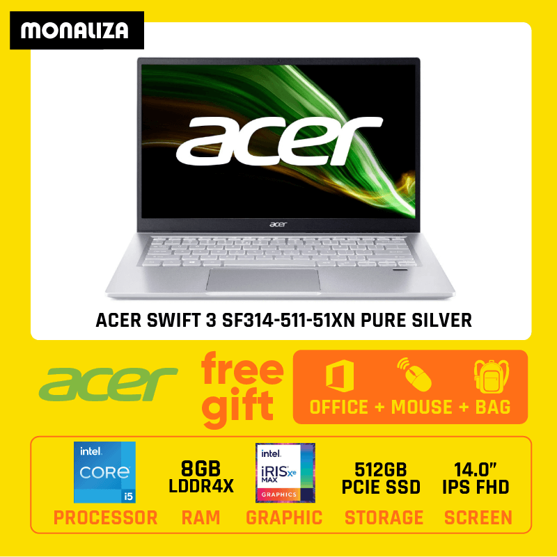 Acer Swift 3 SF314-511-51XN Pure Silver