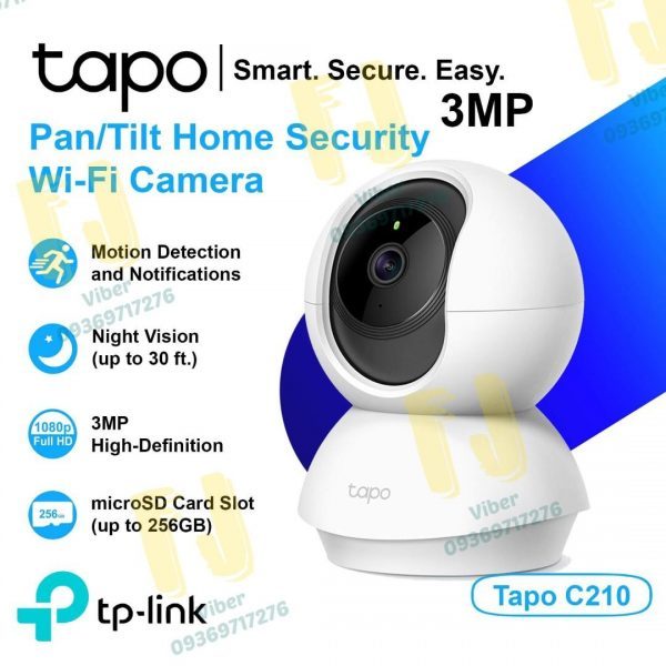 TP-Link Tapo C210 Pan/Tilt Home Security Wi-Fi Camera
