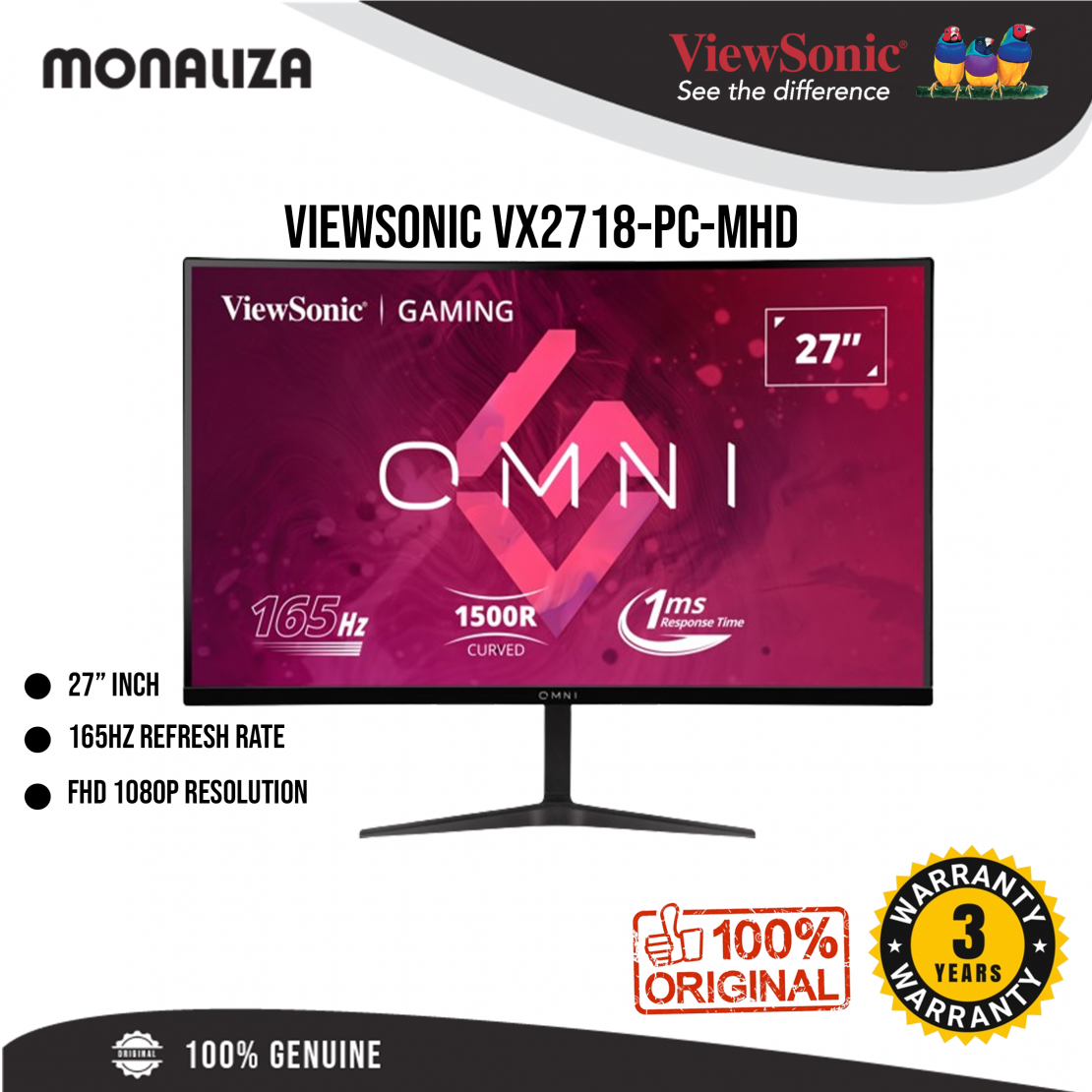 viewsonic 165hz 27