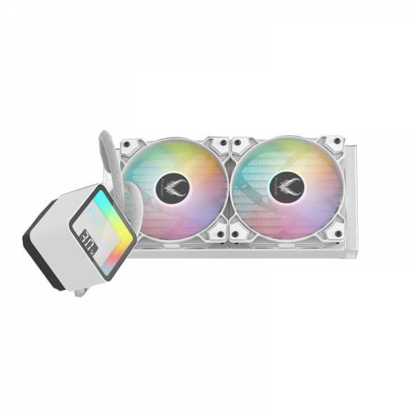 Invasion Halara VR2 FA-240 AIO CPU Cooler (Black/White)