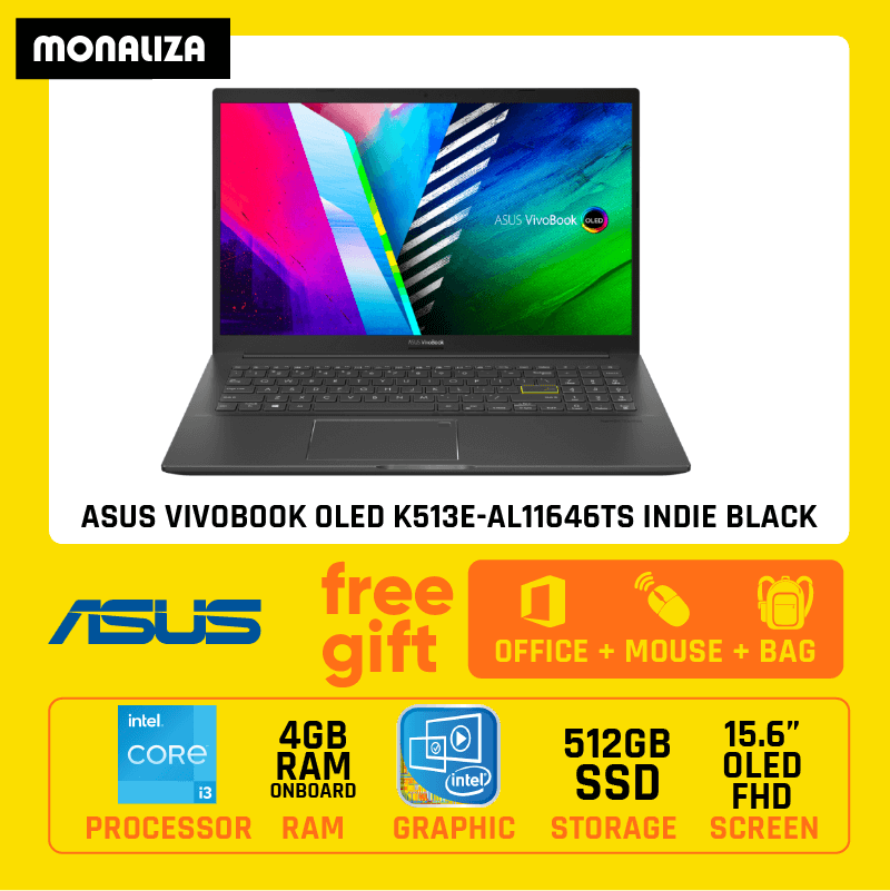 Asus Vivobook Oled K513E-AL11646TS Indie Black