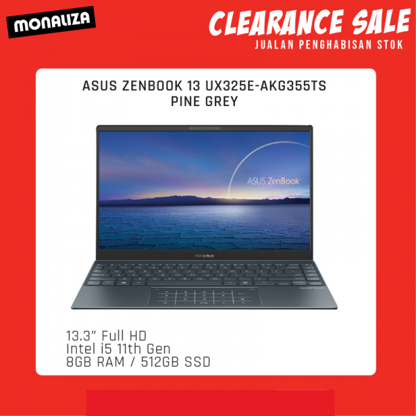 Asus Zenbook 13 UX325E-AKG355TS Pine Grey