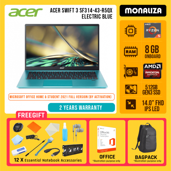 Acer Swift 3 SF314-43-R5QX Electric Blue