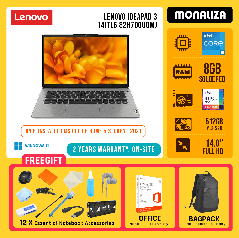 Lenovo IdeaPad 3 14ITL6 82H700UQMJ