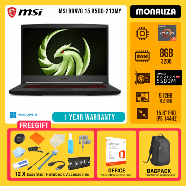 MSI Bravo 15 B5DD-213MY