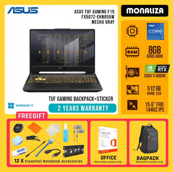 Asus Tuf Gaming F15 FX507Z-EHN055W Mecha Gray
