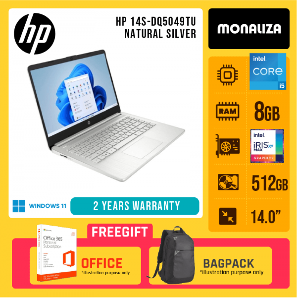 HP 14S-DQ5049TU Natural Silver