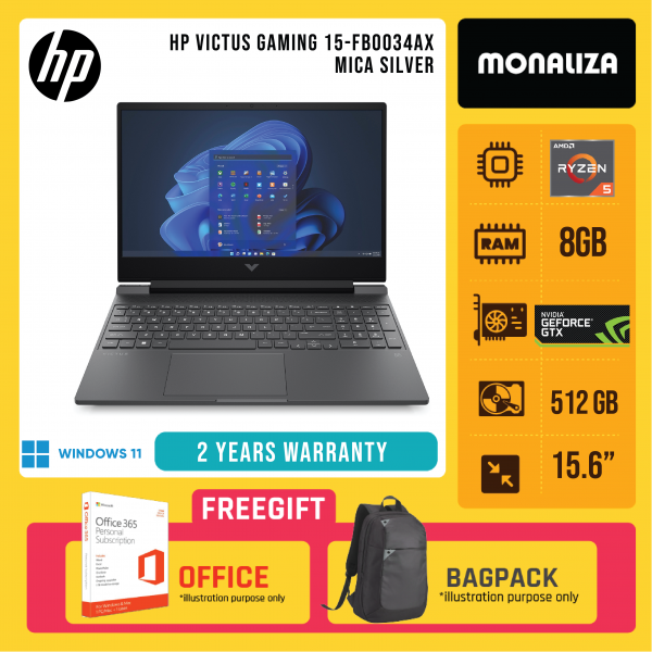 HP Victus Gaming 15-FB0034AX Mica Silver