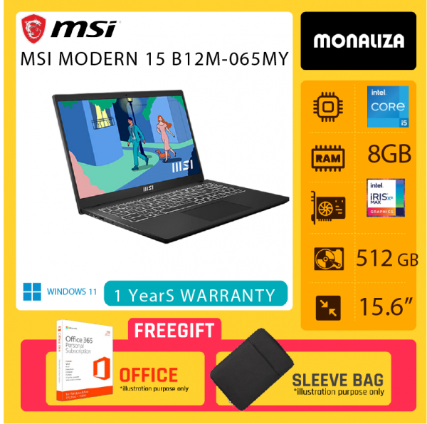 MSI Modern 15 B12M-065MY