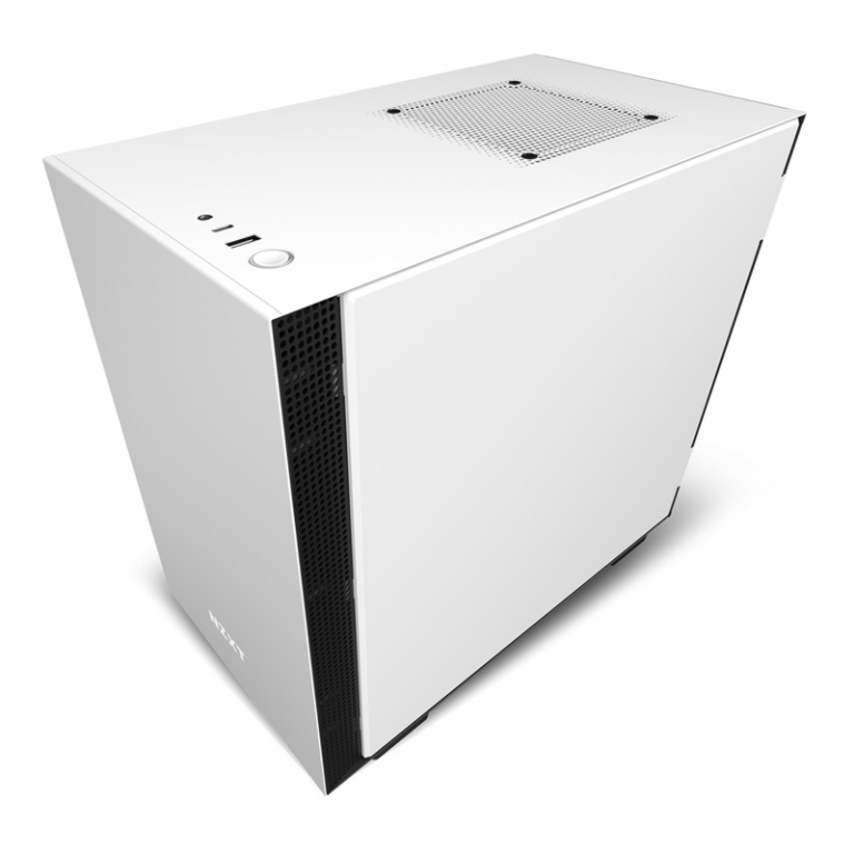 NZXT H210 Mini ITX Case - Matte White - Monaliza