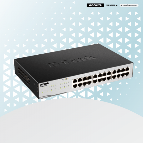 D-Link 24-PORT 10/100/1000MBPS Gigabit Unmanaged Switch