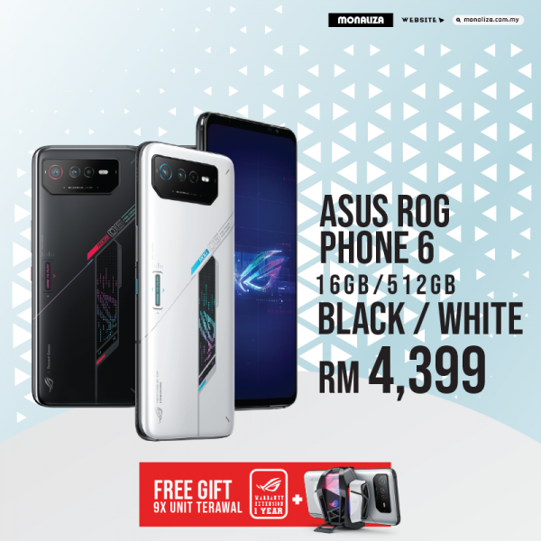 Asus ROG Phone 6 AI2201-1A026WW/1D025WW (16GB/512GB) 5G - Black/White