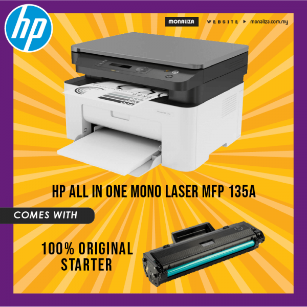 HP AIO Mono Laser MFP 135a