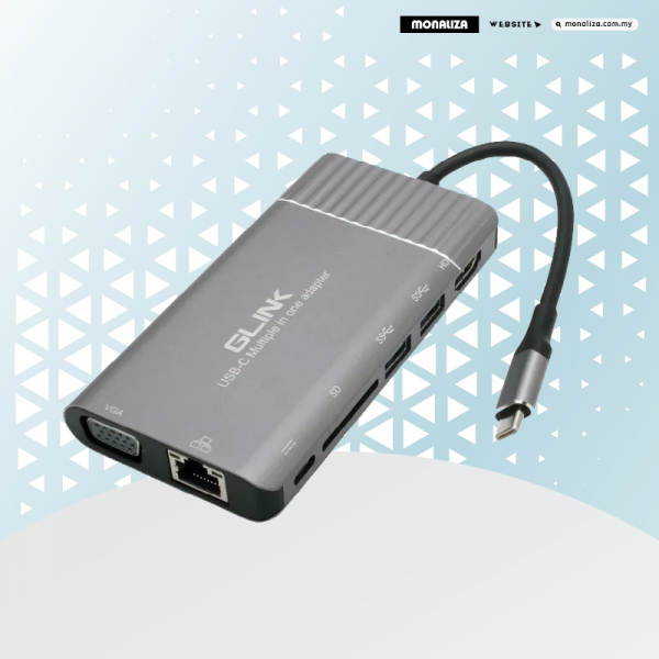 Glink GL-081 Type-C Multi-Function Dock Station Adapter