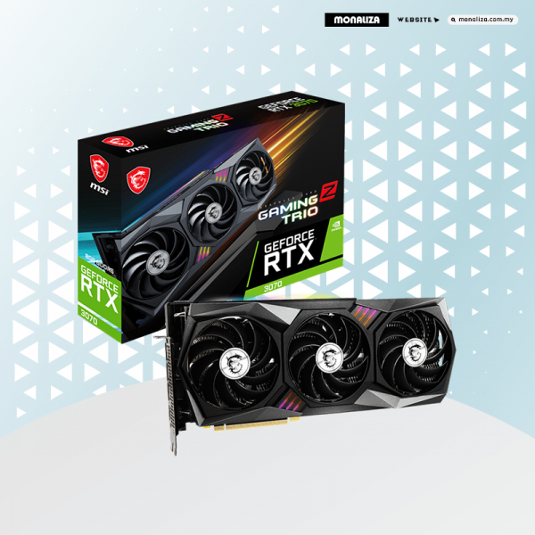 MSI GeForce RTX 3070 Gaming Z Trio 8GB LHR GDDR6 256BIT Graphic Card