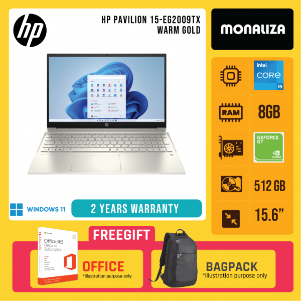 HP Pavilion 15-EG2009TX Warm Gold