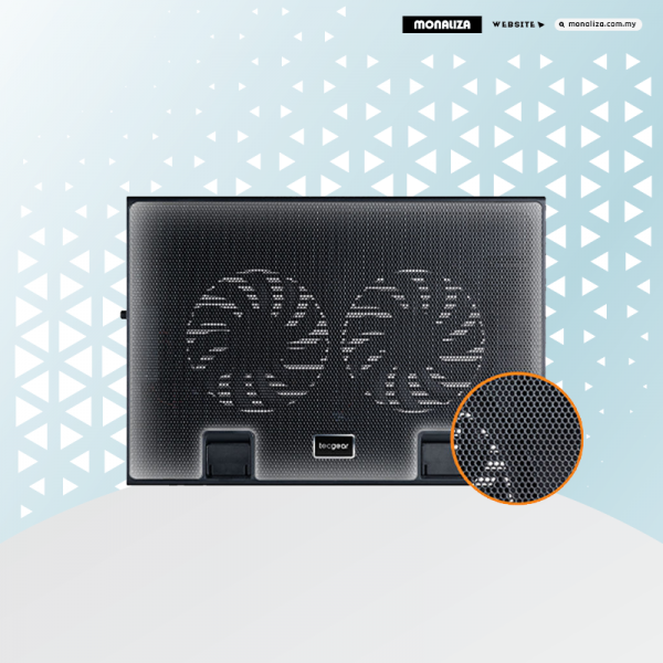 Tecgear Frost Laptop Cooler - Black