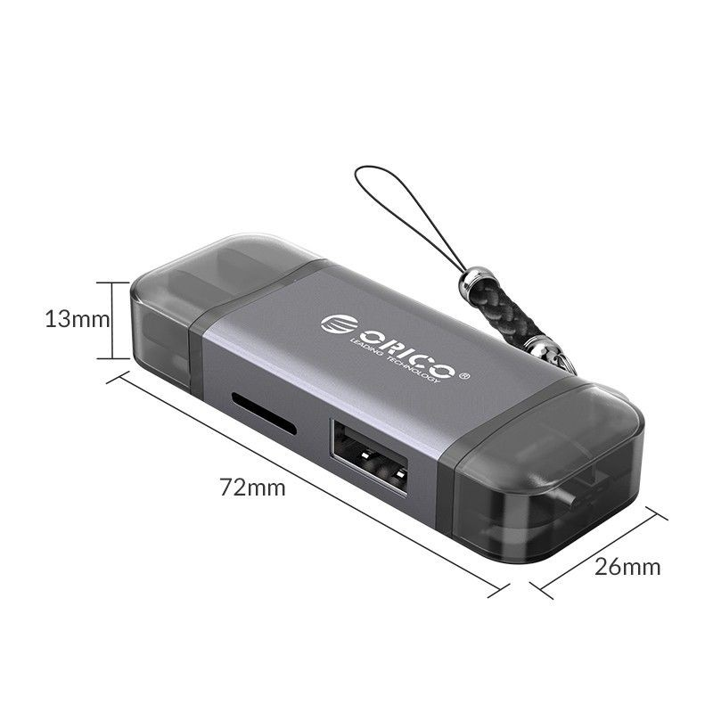 Orico 3CR61GY USB 3.0 6 In 1 Card Reader - Image 3