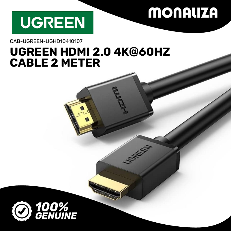 Ugreen Hdmi 60hz 4k Ugreen HDMI Cable 4K@60HZ Meter Black Monaliza