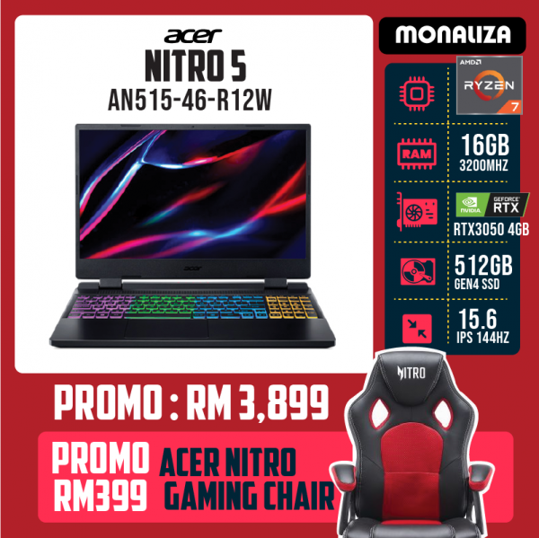 Acer Nitro 5 Gaming Laptop (AN515-46-R12W)