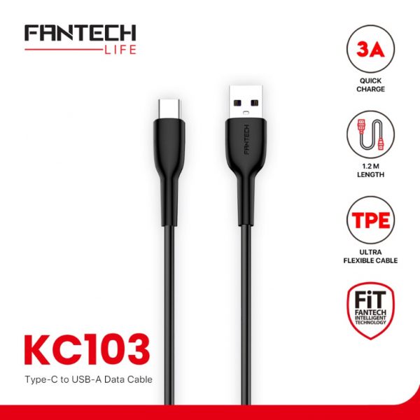 Fantech Type-C PD Cable KC103 - 1.2 Meter