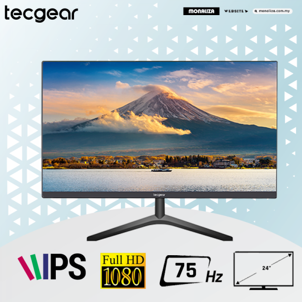 Tecgear Monitor Gaming Prime PF240U 24" Inch IPS Full HD 75Hz