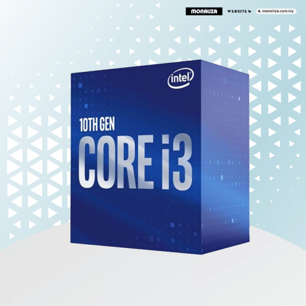 Intel Core I3-10105F 4 Core 3.69GHz LGA1200 Processor