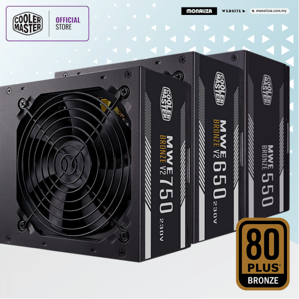 Cooler Master Power Supply Bronze V2 230V 550W/650W/750W