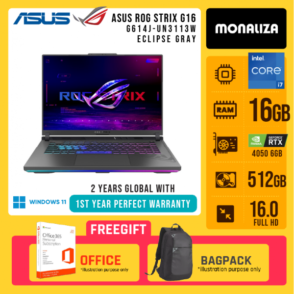 Asus ROG Strix G16 Gaming Laptop (G614J-UN3113W)