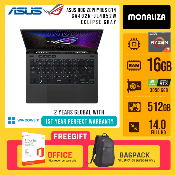 Asus ROG Zephyrus G14 Gaming Laptop (GA402N-JL4052W)