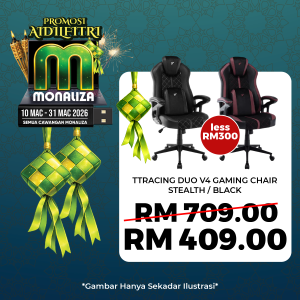 TTRacing Duo v4 Gaming Chair - Stealth