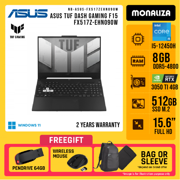 Asus Tuf Dash Gaming F15 FX517Z-EHN090W